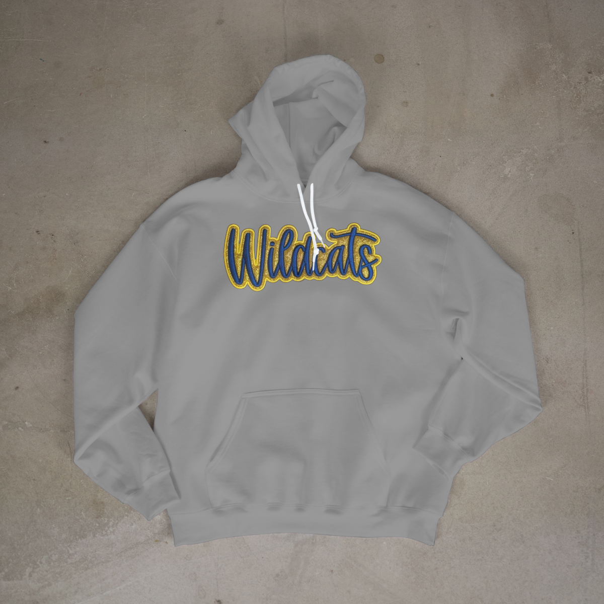 Glitter Puff Wildcats Embroidered