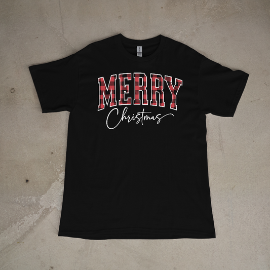 Merry Christmas Red Plaid
