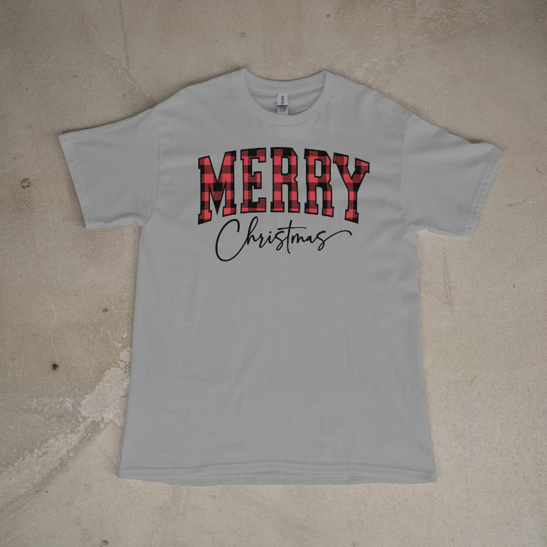 Merry Christmas Red Plaid