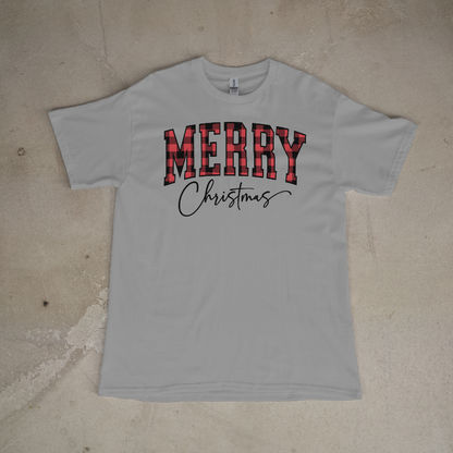 Merry Christmas Red Plaid