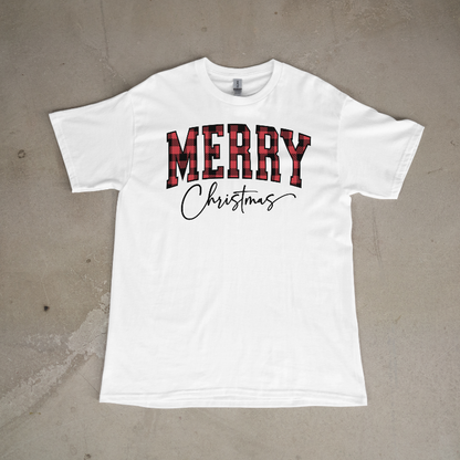 Merry Christmas Red Plaid