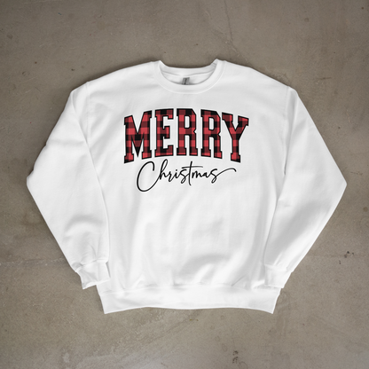 Merry Christmas Red Plaid