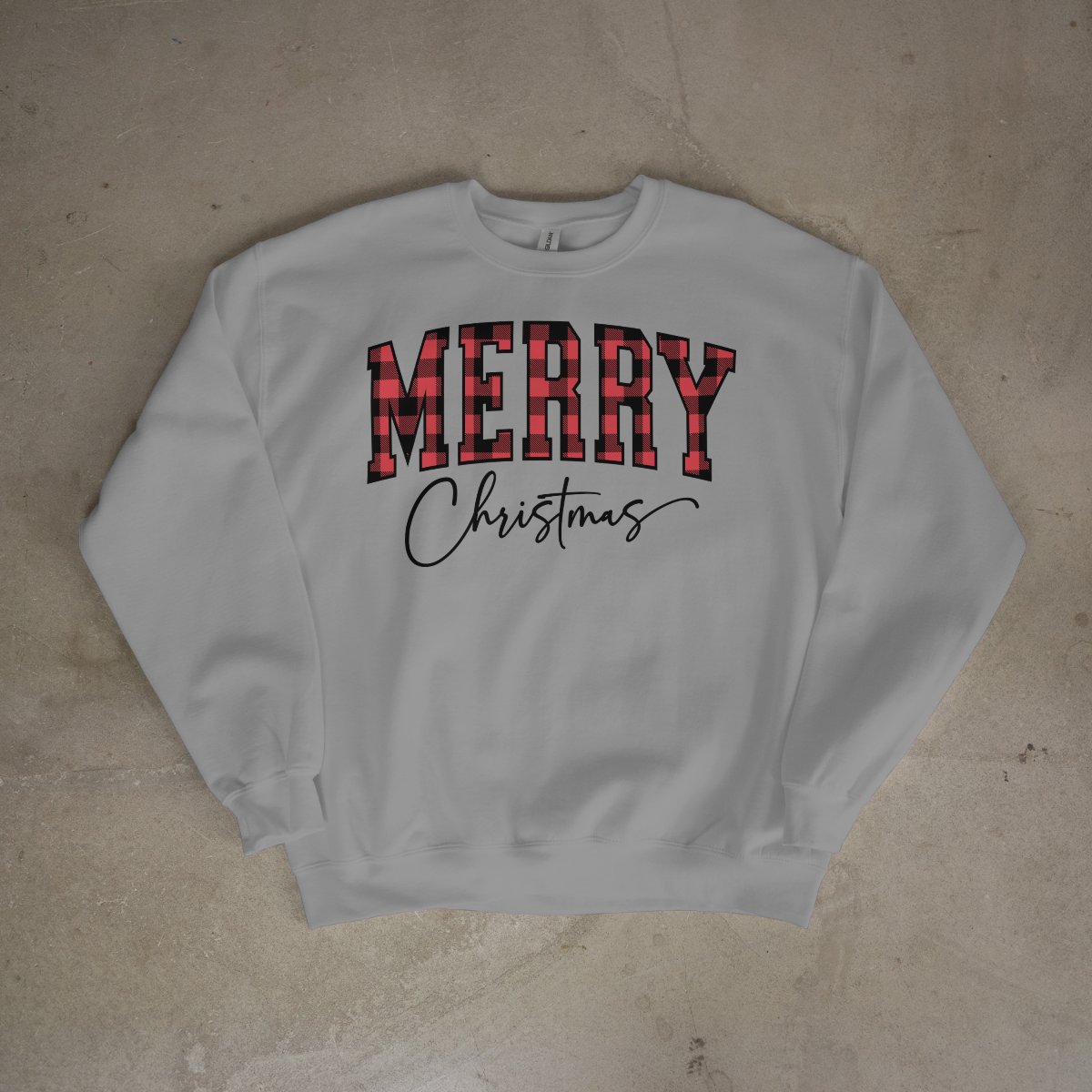 Merry Christmas Red Plaid