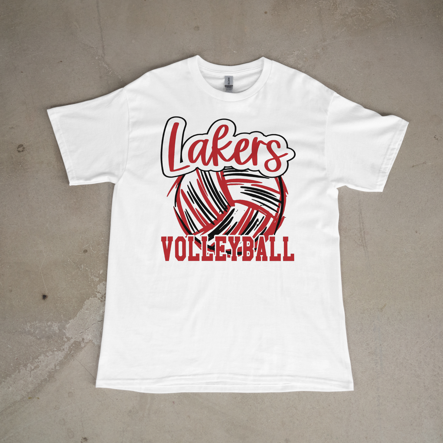 Lakers Sketchy Volleyball