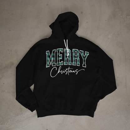 Merry Christmas Green Plaid
