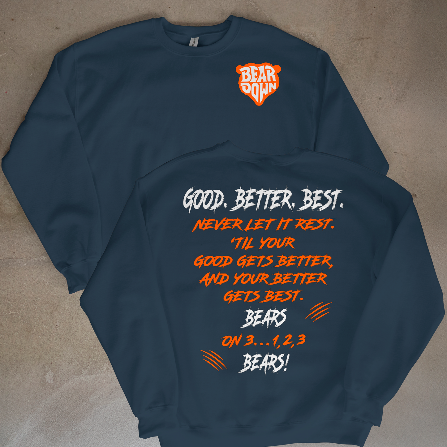 Bear Down 1 2 3 Bears