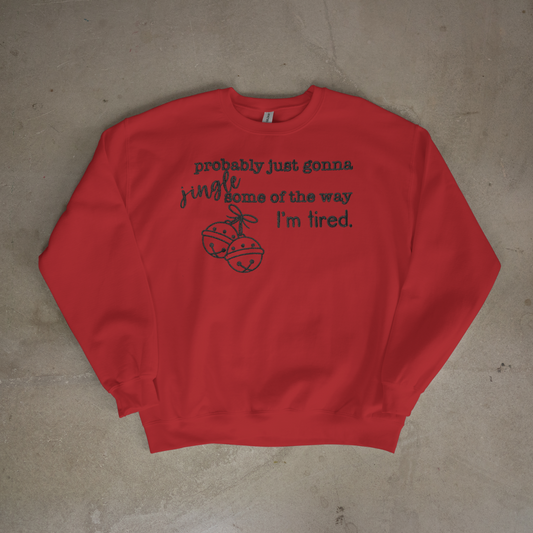 Jingle Some of the Way Embroidered