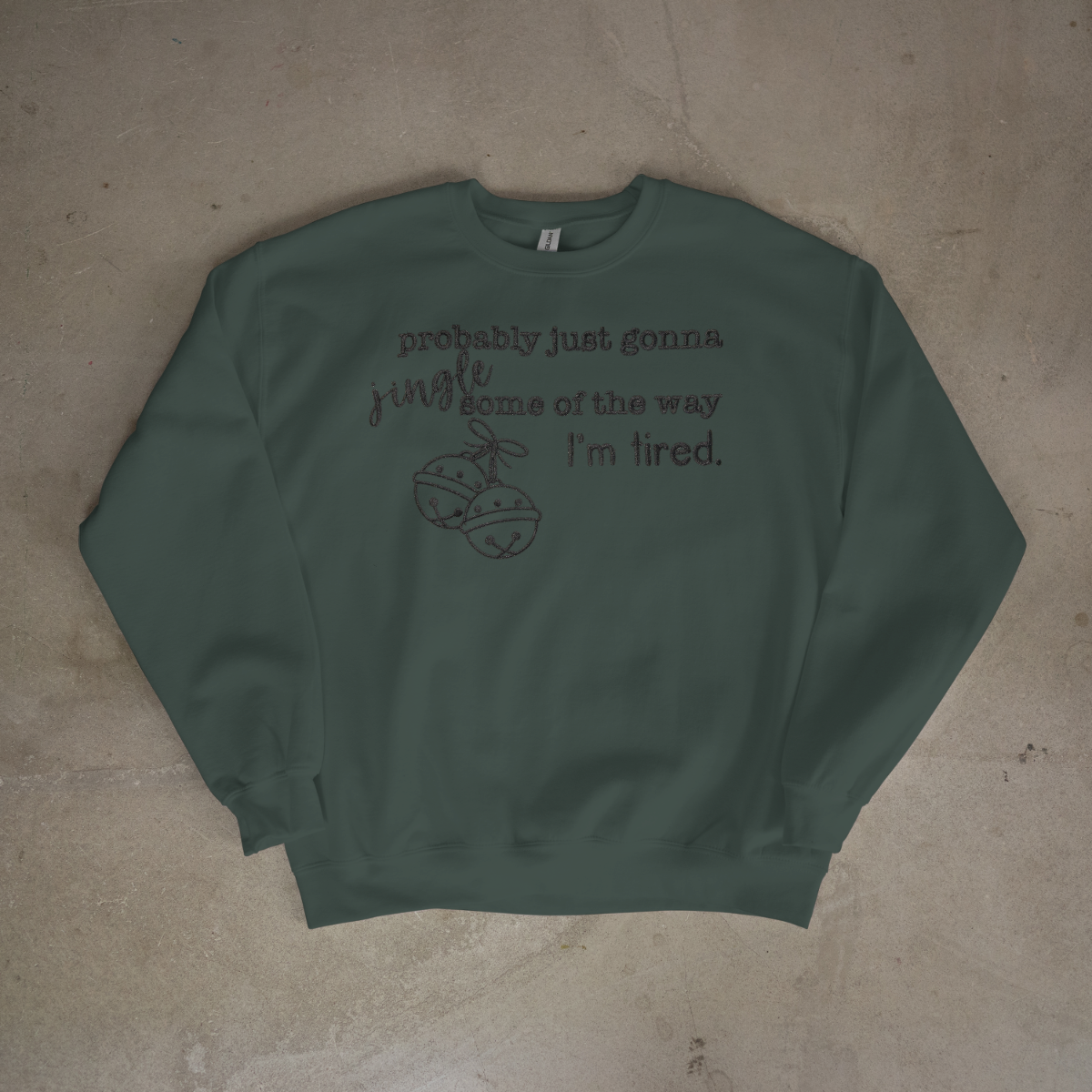 Jingle Some of the Way Embroidered