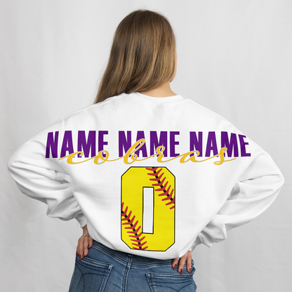 Cobras Name & Number Oversize