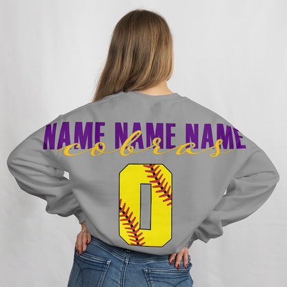 Cobras Name & Number Oversize