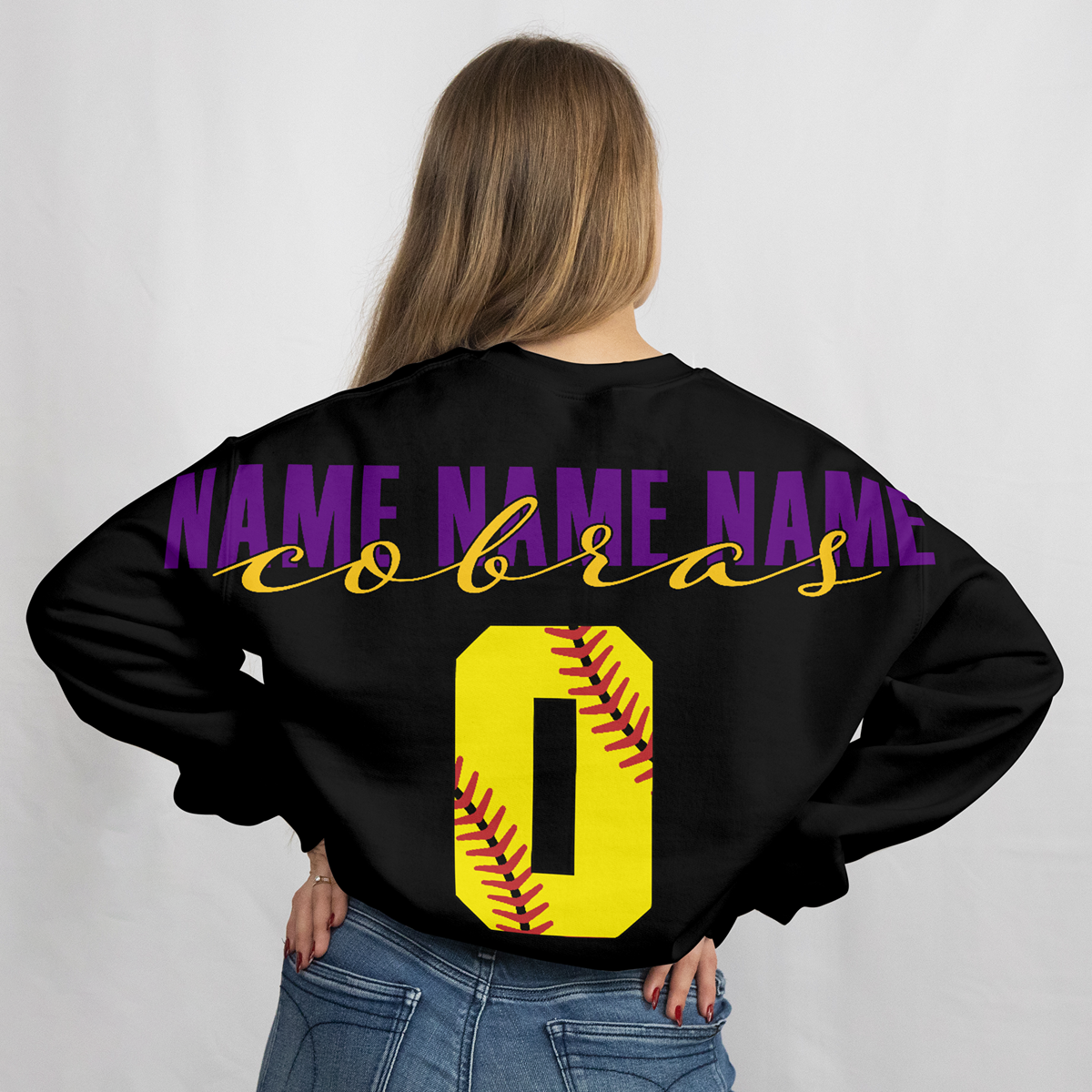 Cobras Name & Number Oversize