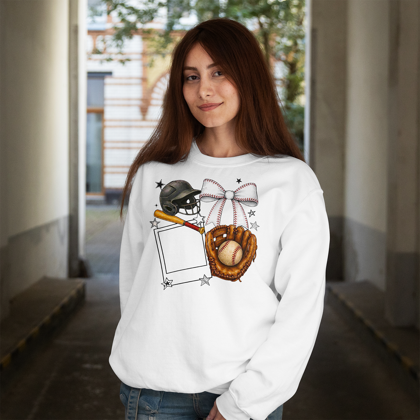 Polaroid Baseball Crewneck