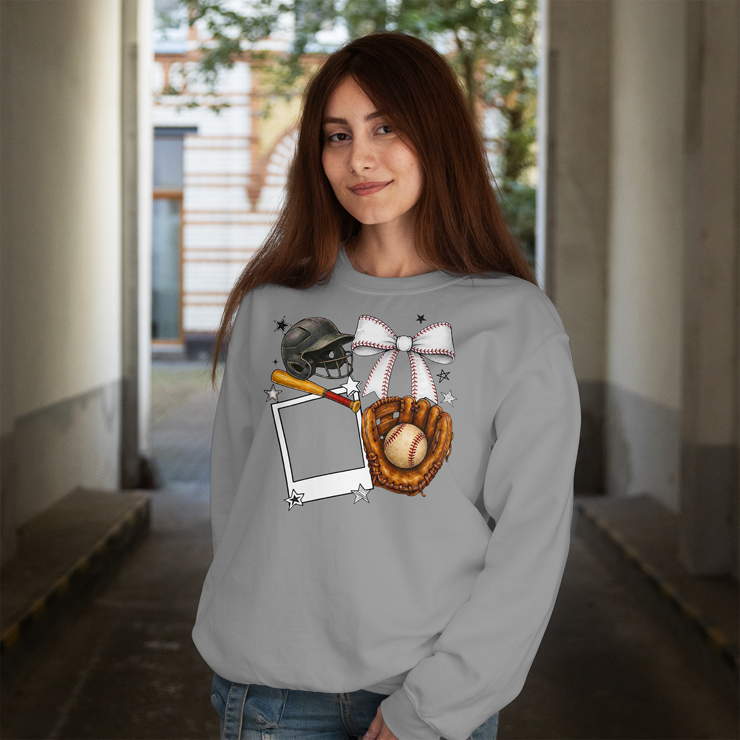 Polaroid Baseball Crewneck