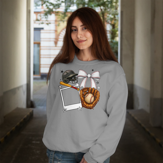 Polaroid Baseball Crewneck