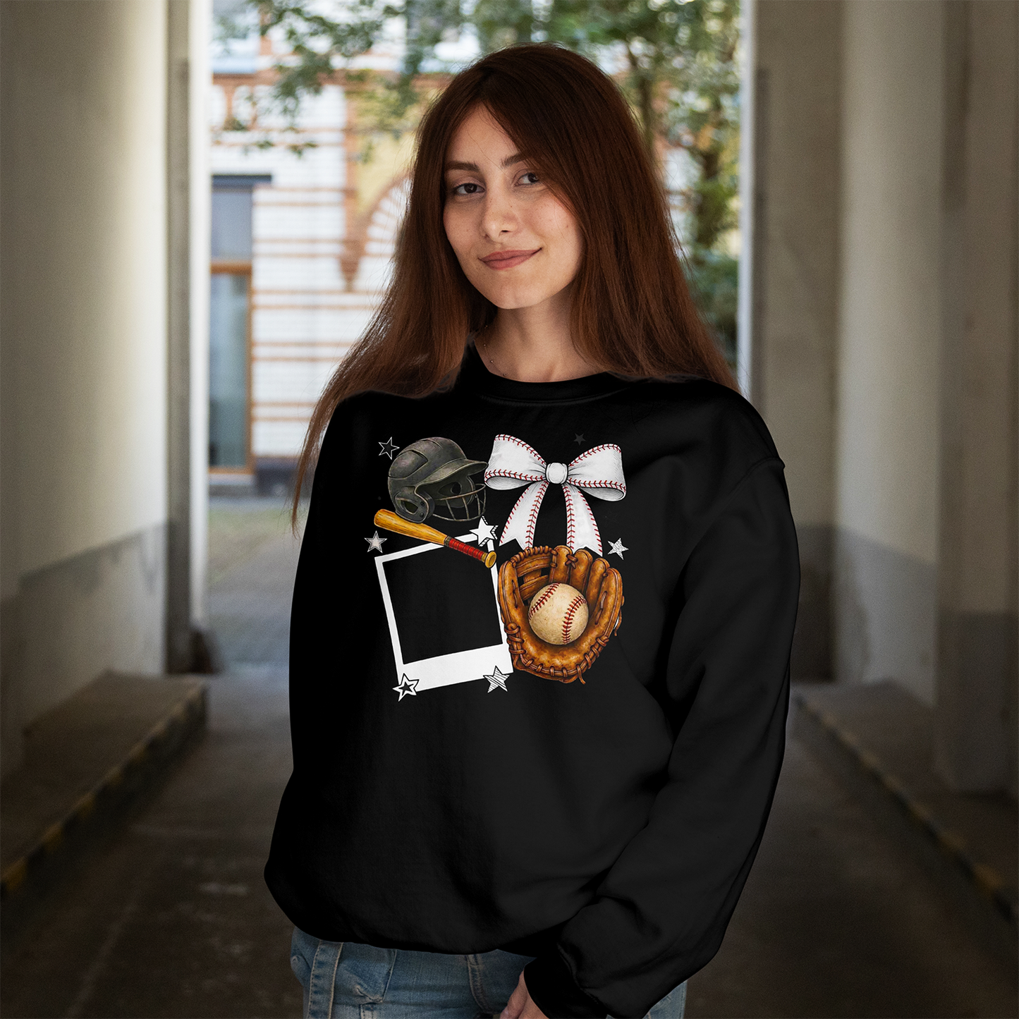 Polaroid Baseball Crewneck