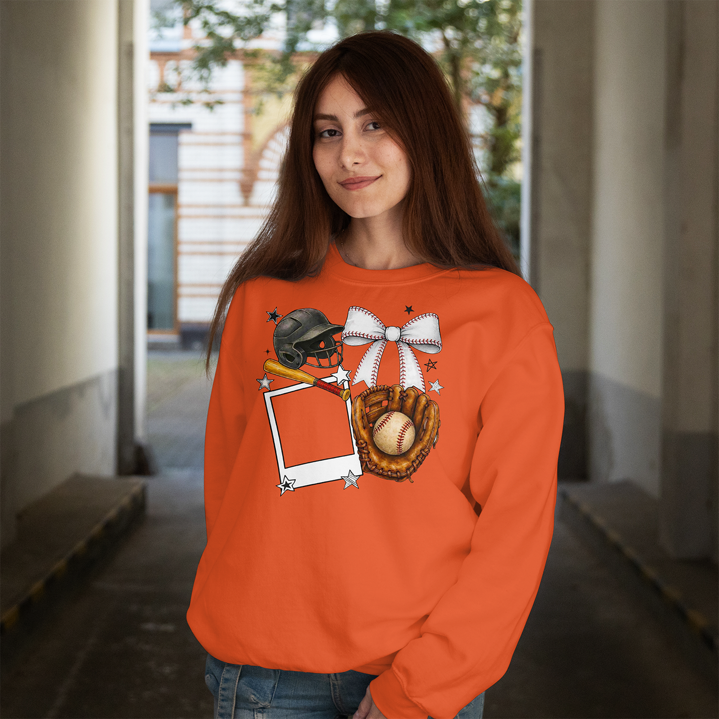 Polaroid Baseball Crewneck