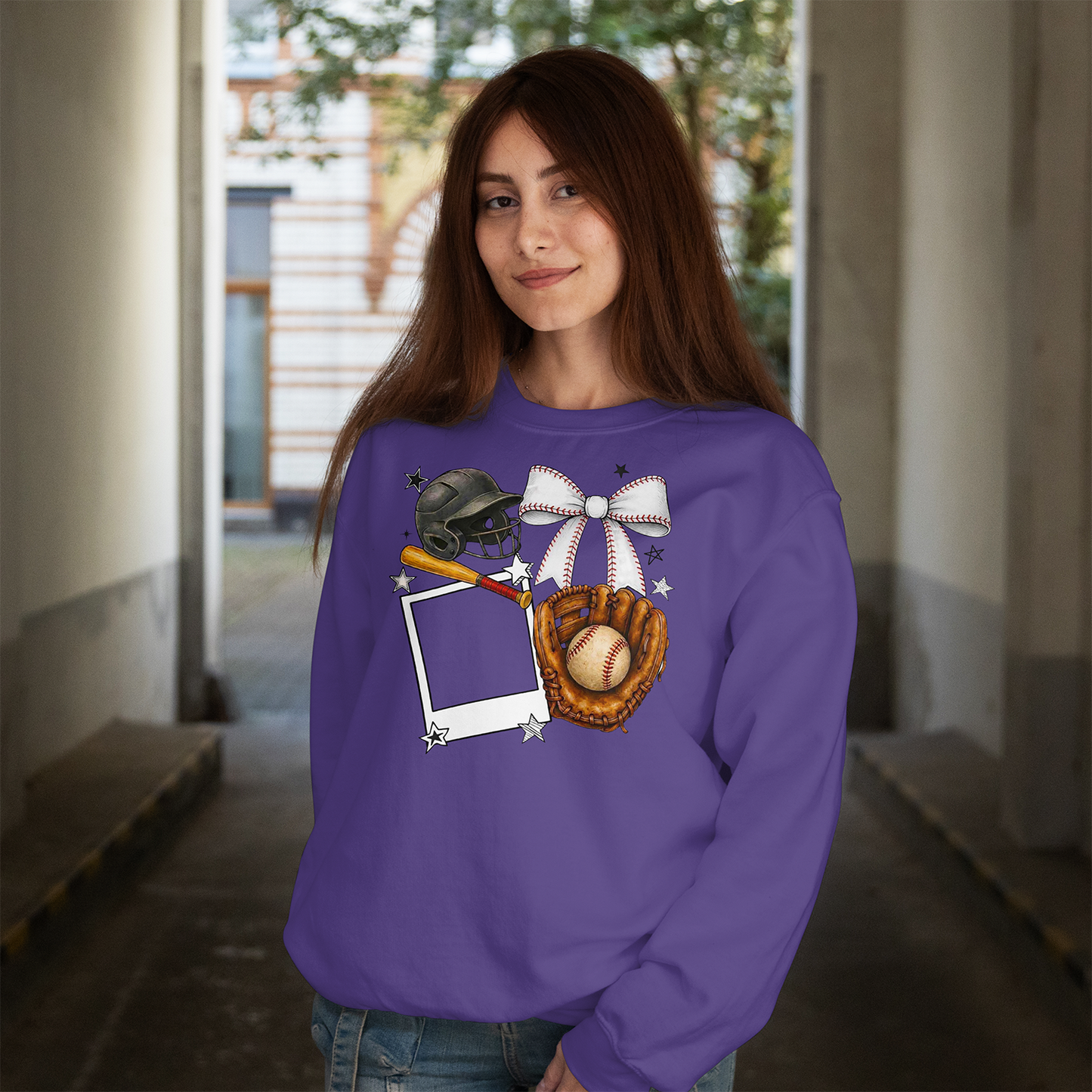 Polaroid Baseball Crewneck