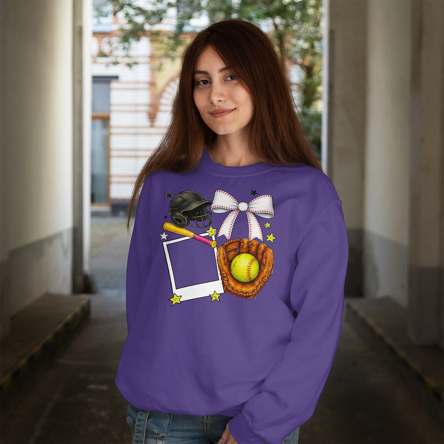 Polaroid Softball Crewneck