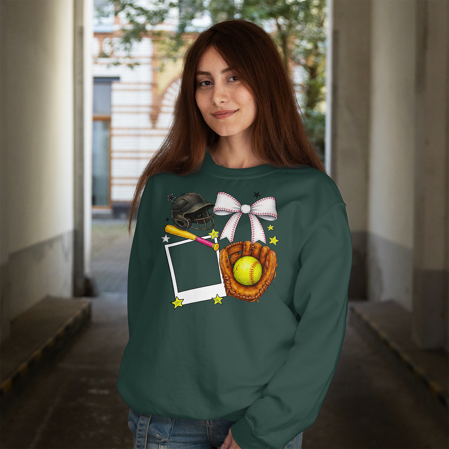 Polaroid Softball Crewneck