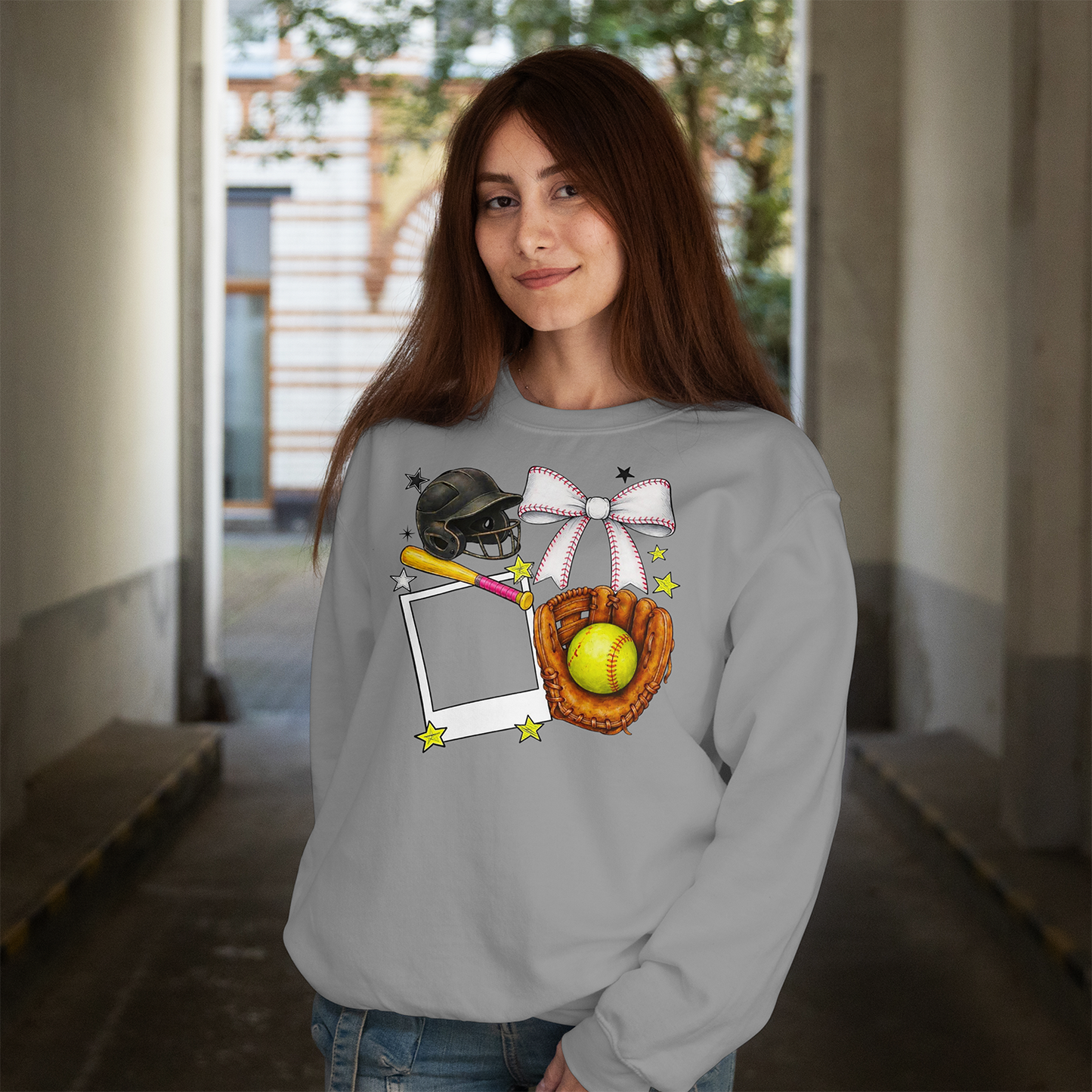 Polaroid Softball Crewneck