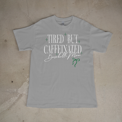 Tired But Caffeinated Baseball Mom