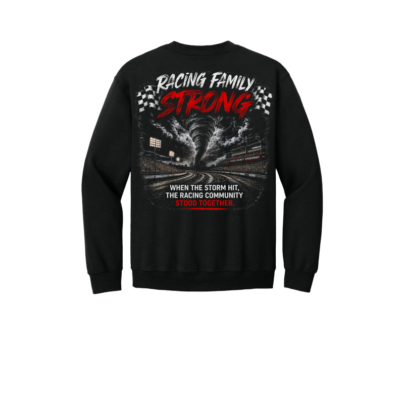 Coles County Speedway Fundraiser CREWNECK