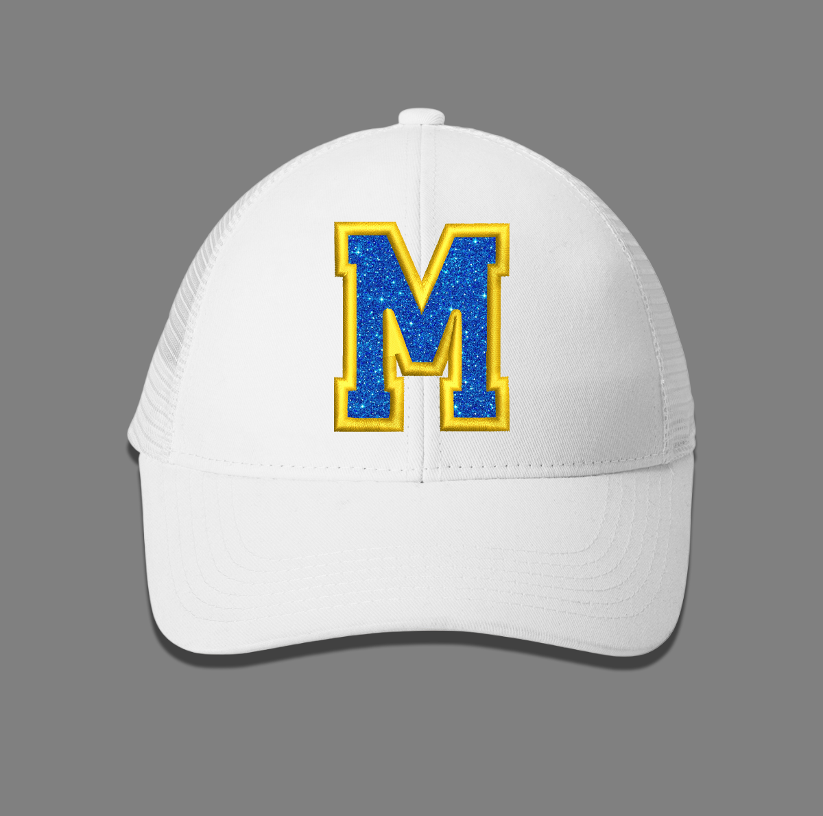 Glitter M Hat Wildcats