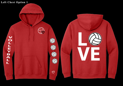 Love Volleyball Hoodie